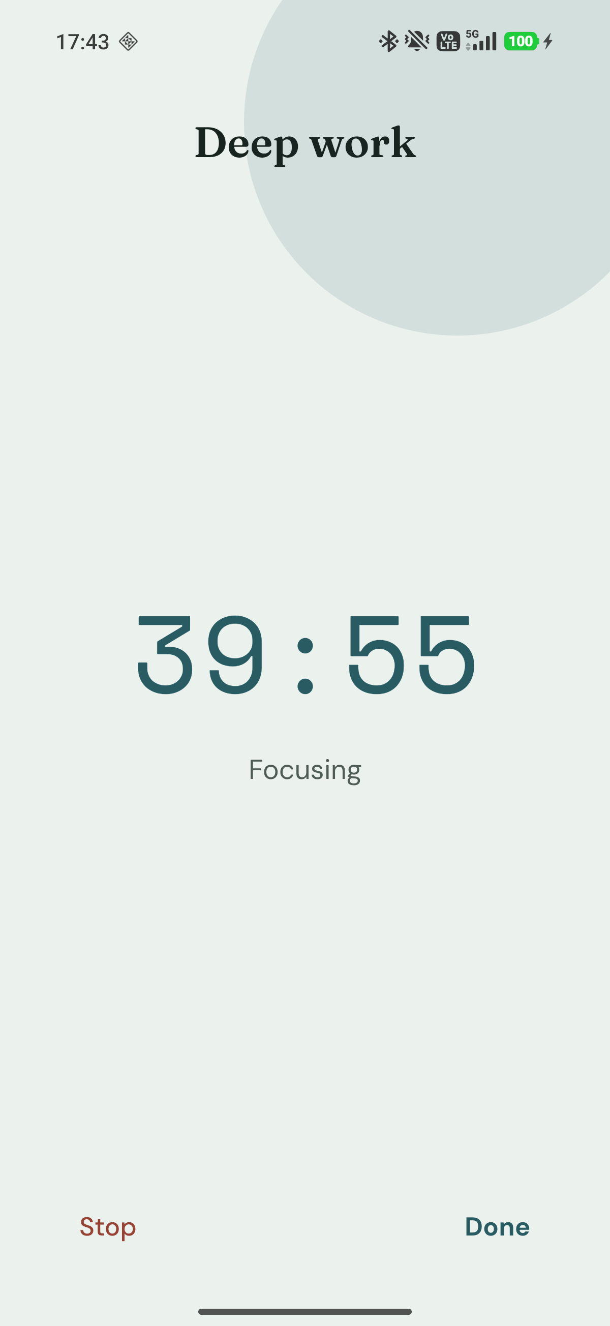 Running timer